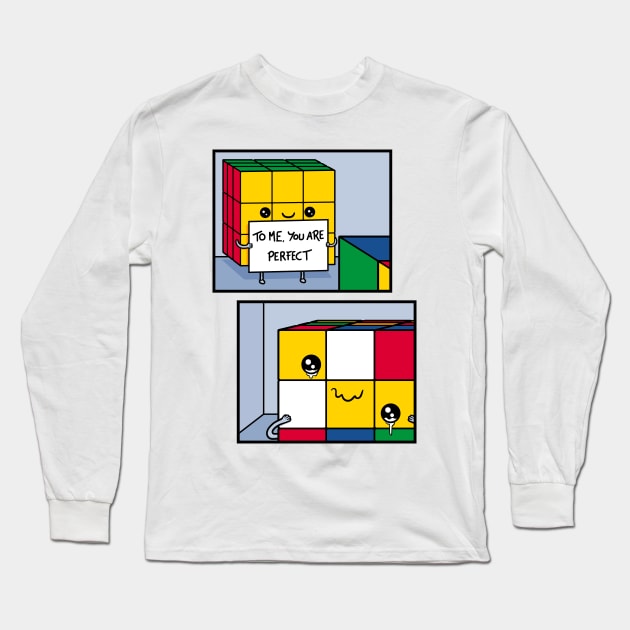 Perfect Cube! Long Sleeve T-Shirt by Raffiti